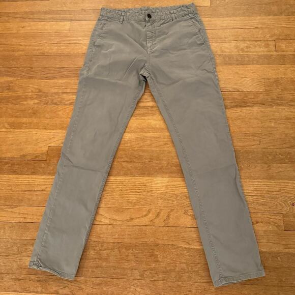 Zara Man gray casual chino pants size 32 x 33 b4 - Picture 1 of 5